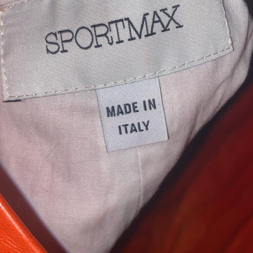 Sportmax Regno Lamb Leather Bodysuit – Size 40 (US 4-6) - Picture 9 of 12